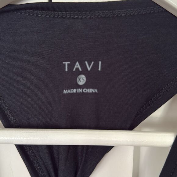 Pure Barre x Tavi Active Twisted Racerback XS – “Barre So Hard” Black Tank NWT - Picture 6 of 11